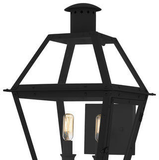Quoizel RO8311 Rue De Royal 2 Light 24" Tall Outdoor Wall Sconce - Earth Black