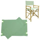Set of 2 Canvas For Bamboo Director Chair, Celadon