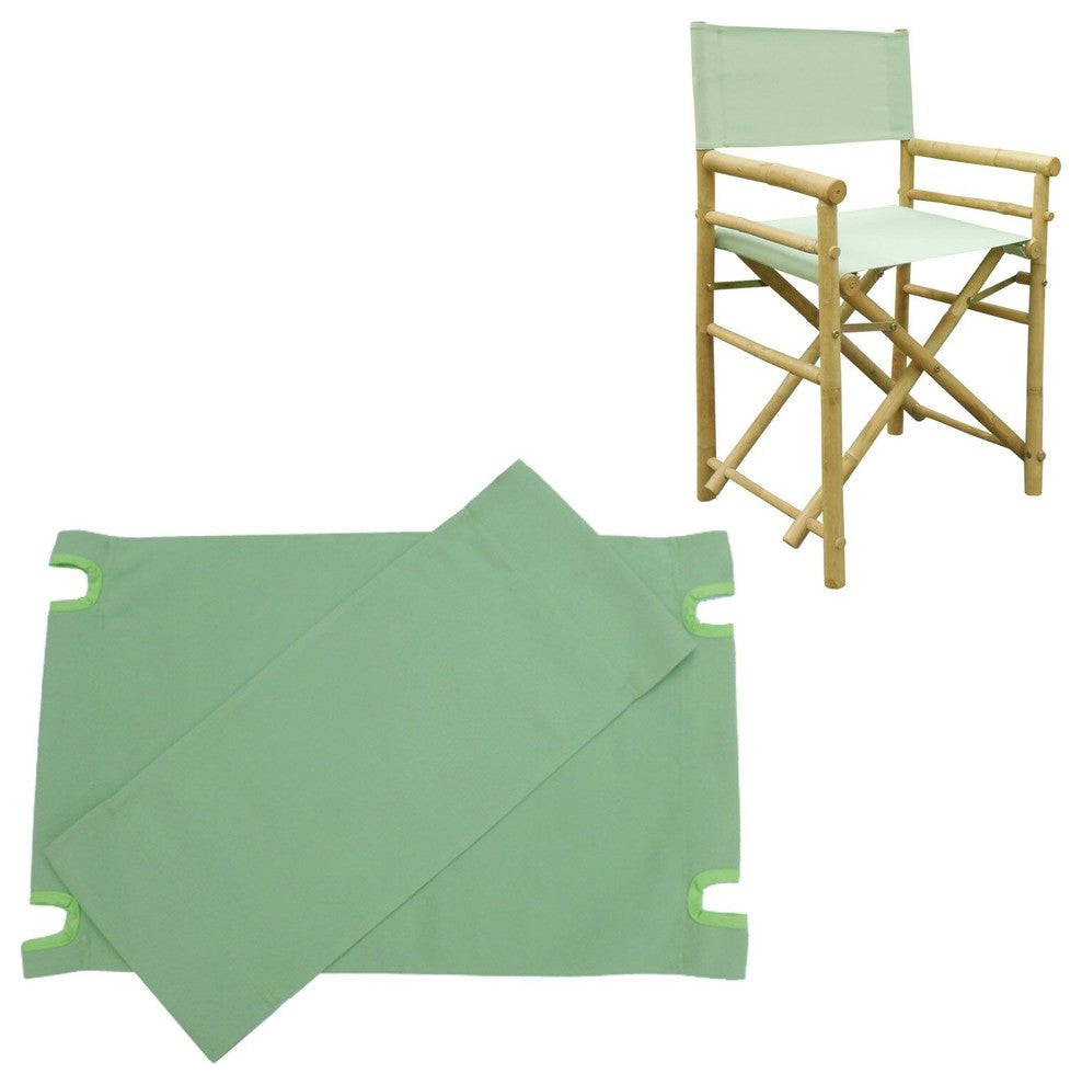 Set of 2 Canvas For Bamboo Director Chair, Celadon