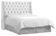 Williams Full Nail Button Wingback Headboard, Mystere Snow