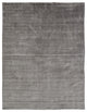 MERIDIAN Gray Fog Hand Made Wool and Silkette Area Rug, Gray, 9''6"x13''
