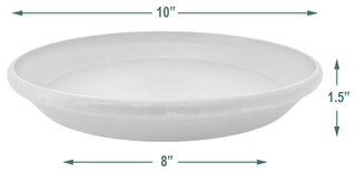 Single Slip Saucer, Terra-Cotta, Small