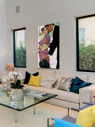 "Young and Pampered" Painting Print on Wrapped Canvas