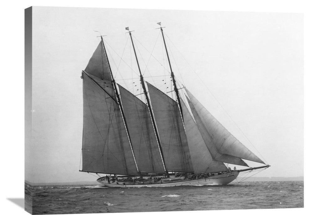 "The Schooner Karina at Sail, 1919" Artwork, 32"x24"
