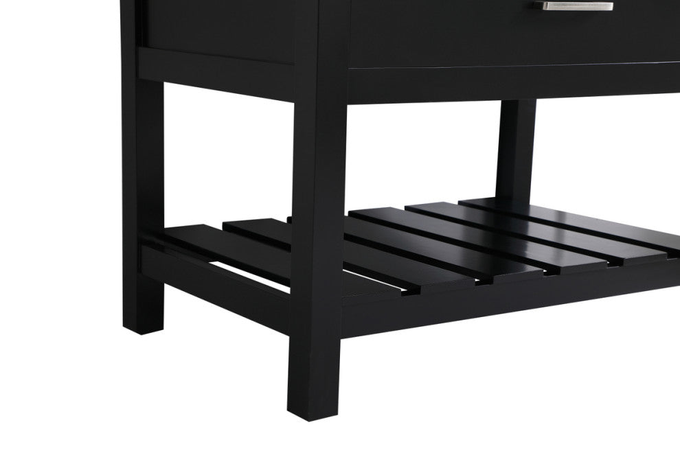 Home Living 22" Farmhouse Black-Light Bathroom Vanity