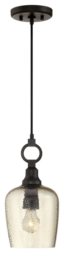 Quoizel CKKD1507 Kendrick 1 Light 7"W Mini Pendant - Western Bronze