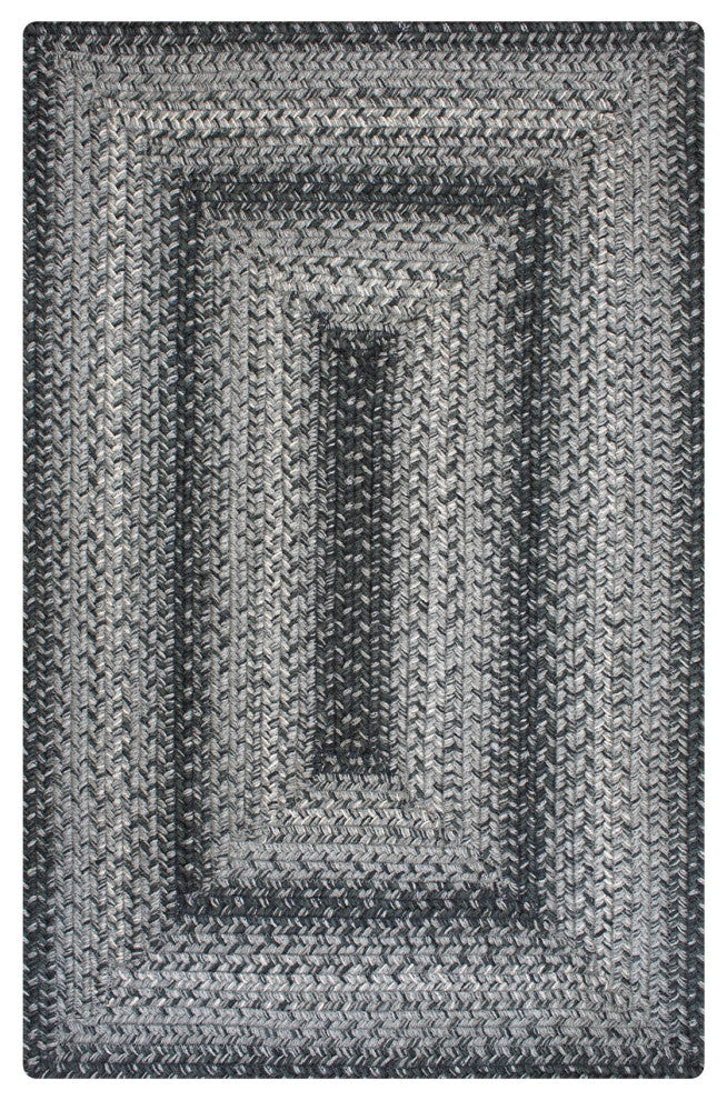 Homespice Decor - 8 x 10' Rectangular Flint Hill Jute Braided Rug
