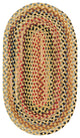 Capel St. Johnsbury Wheat 0440_100 Braided Rugs - 4' X 6' Oval