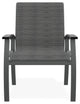 Belle Isle Sling Outdoor Dining Chair, Destiny Steel/Graphite