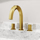 VIGO Hart 9" H 2-Handle Widespread Bathroom Faucet, Matte Brushed Gold