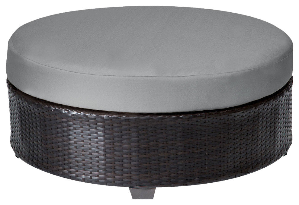 Barbados Round Coffee Table Grey