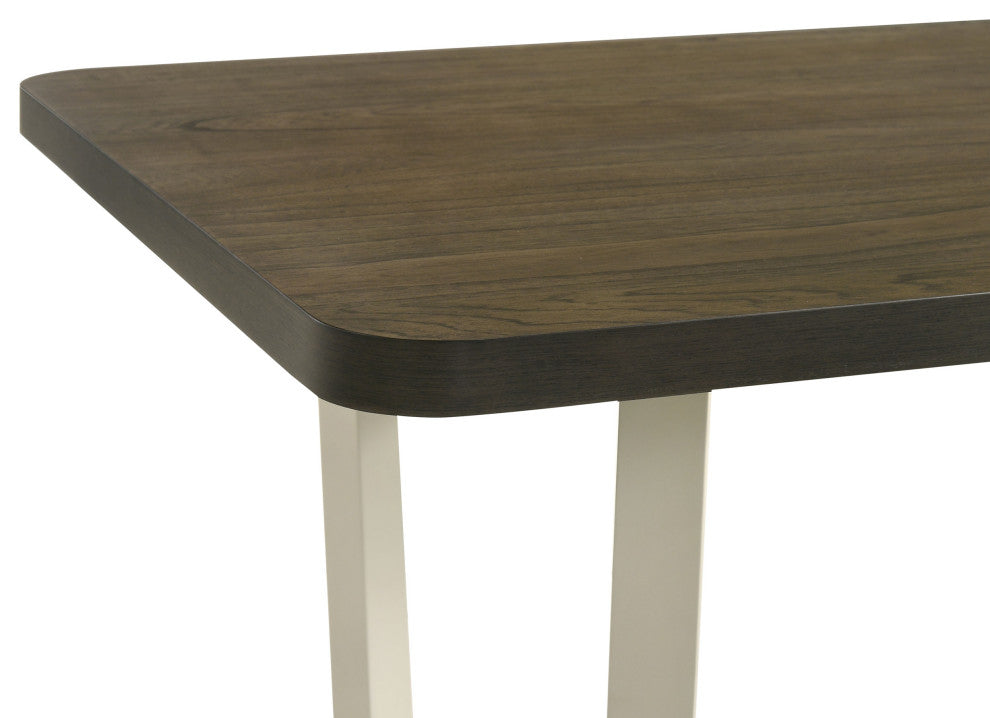 Biloxi 71" Rectangular Wood Dining Table Greyish Brown