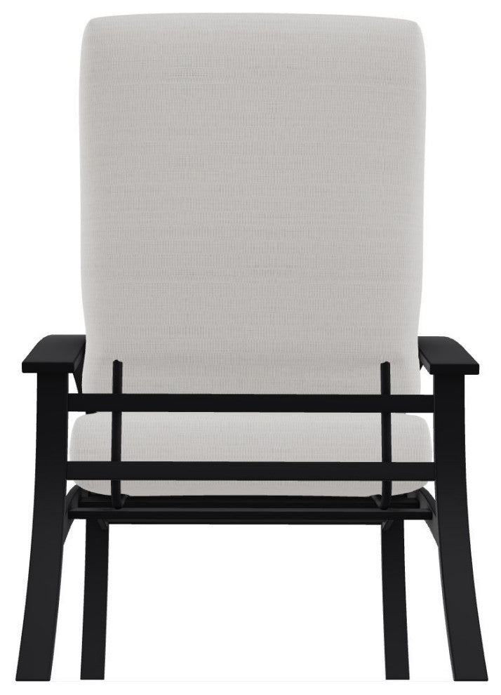 Belle Isle Cushion Deep Seating Outdoor Armchair, Tabloid Cloud/Black