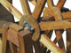 SamsGazebos 6-foot Craftsman Style Wood Water Wheel with Stand