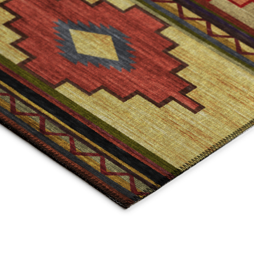 Indoor/Outdoor Phoenix PH1 Canyon Machine Washable 8' x 8' Round Rug