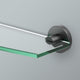 Reveal Glass Shelf, Matte Black