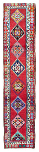 Rug N Carpet - Handmade Oriental 2' 10" x 13' 0" One-of-a-Kind Runner Rug