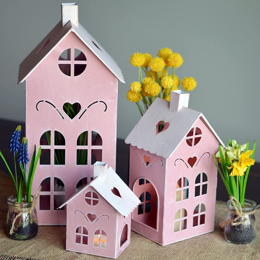 Pop Pink Candle Lanterns