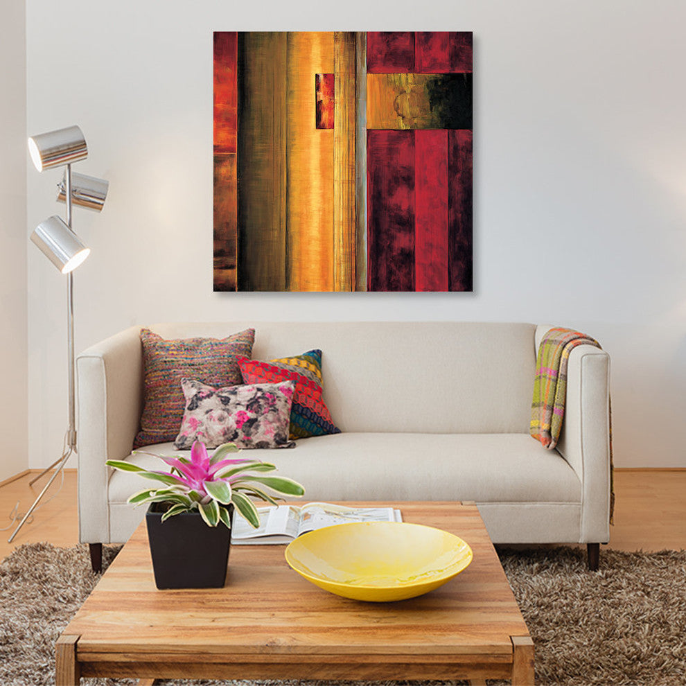 "Titillate II" by Aaron Summers, Canvas Print, 26"x26"