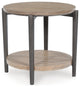 Dyonton Light Grayish Brown End Table