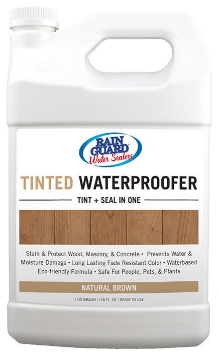 Tinted Waterproofer, 1 Gallon, Natural Brown