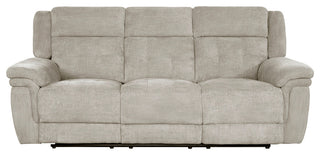 Richland Bristol Grey Power Reclining Sofa and Two Recliners