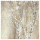 "Blue Birch Neutral" Digital Paper Print by Julia Purinton, 26"x26"