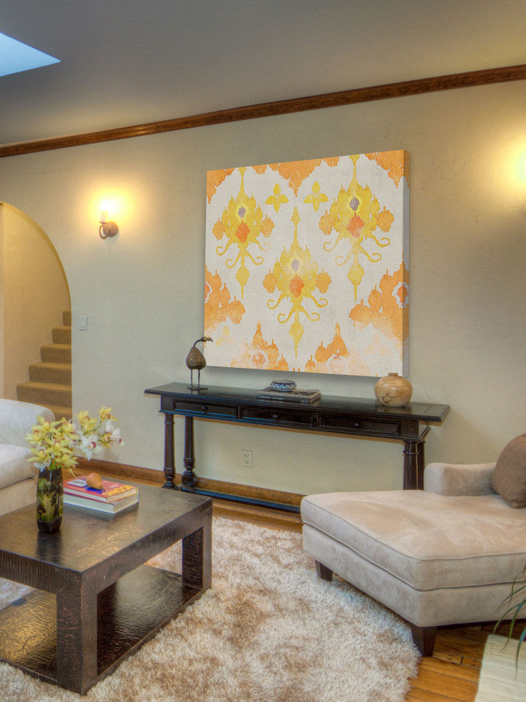 "Daffodil" Painting Print on Canvas by Evelia
