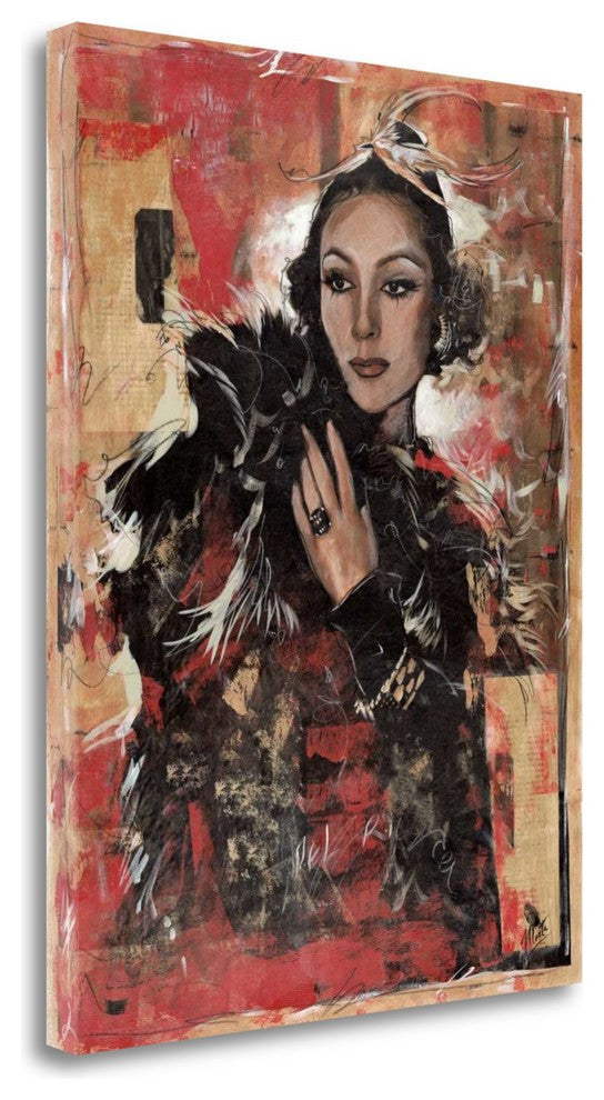 "Vintage Goddess I" By Marta G. Wiley, Giclee Print on Gallery Wrap Canvas