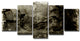 Ready2HangArt 'Glitzy Mist XIX' by Tristan Scott, 30"x60", 5 Piece Set