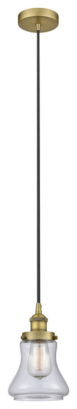 Innovations 616-1PH-BB-G192 1-Light Mini Pendant, Brushed Brass