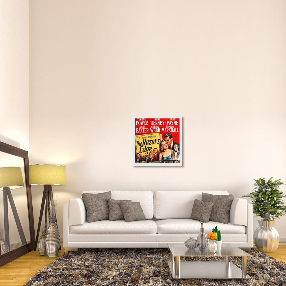 "The Razors Edge" Stretched Canvas Giclee by Hollywood Photo Archive, 30x30"