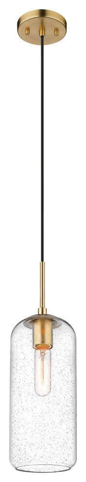 Zlite 738P17-HBR 1-Light Pendant, Seedy