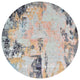 Ahgly Company Indoor Round Mid-Century Modern Area Rugs, 3' Round