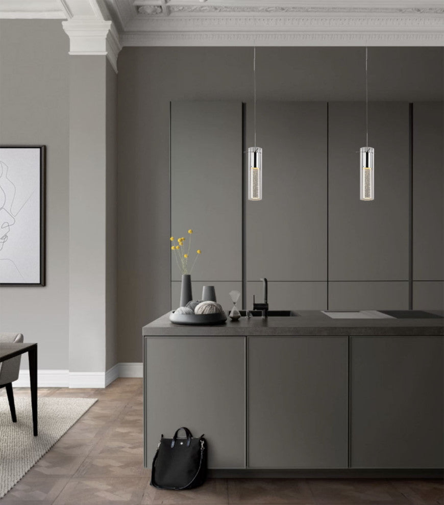 Single Pendant Lighting, Chrome