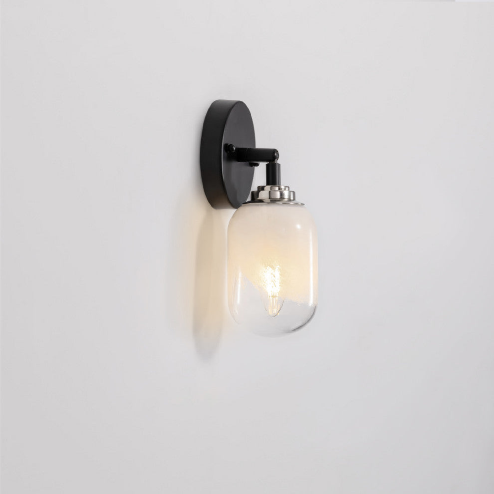 Seren 1 Light Wall Sconce Matte Black
