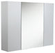 Medicine Cabinet With 3 Doors, White, 32"