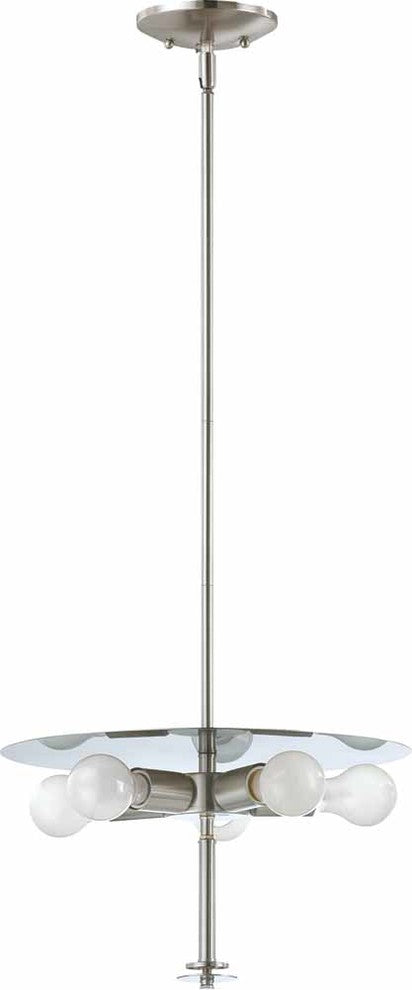 Esprit 5-Light Interior Pendant, Brushed Nickel