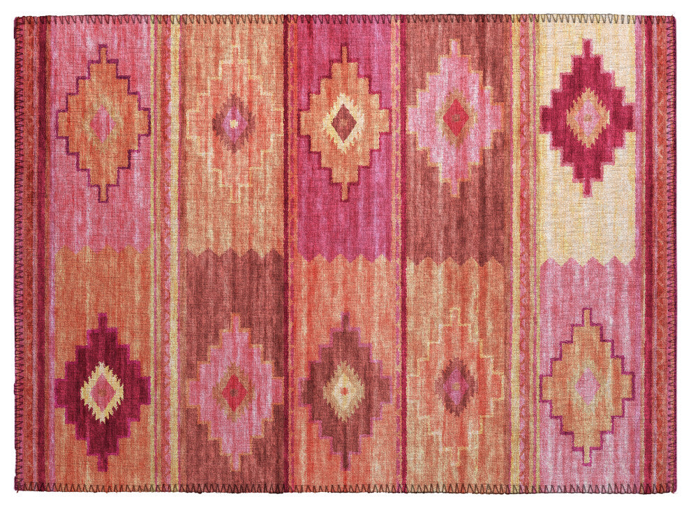 Indoor/Outdoor Phoenix PH1 Rose Machine Washable 1'8" x 2'6" Rug