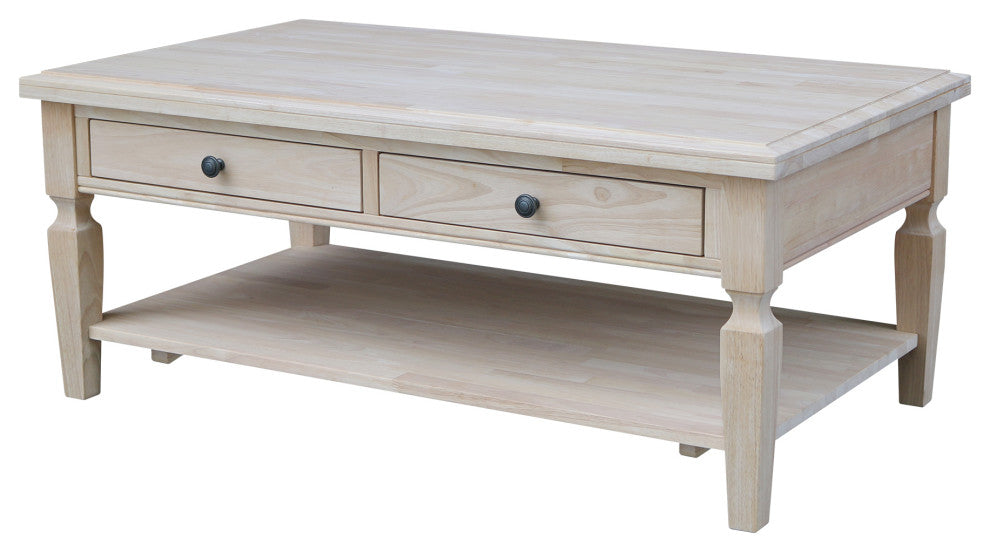 Vista Coffee Table, Unfinished