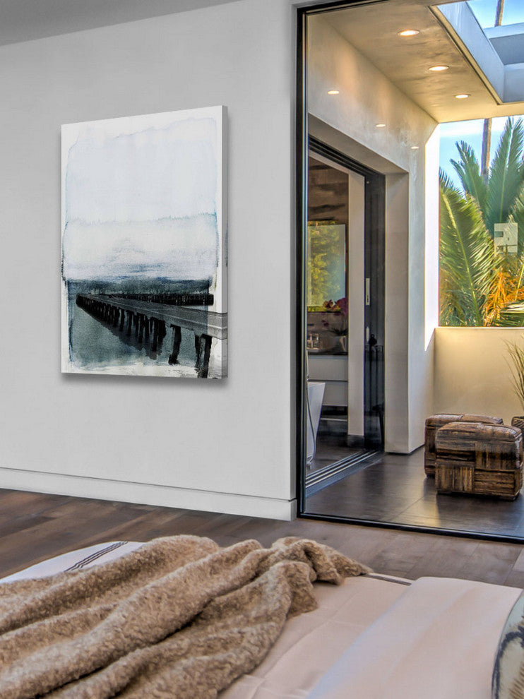 "Wharf" Fine Art Canvas Print, 16"x24"