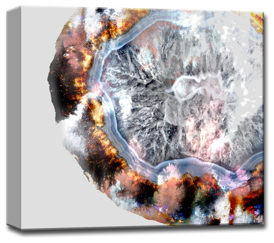 Agate Core II Gallery Wrapped Canvas Art, 16"