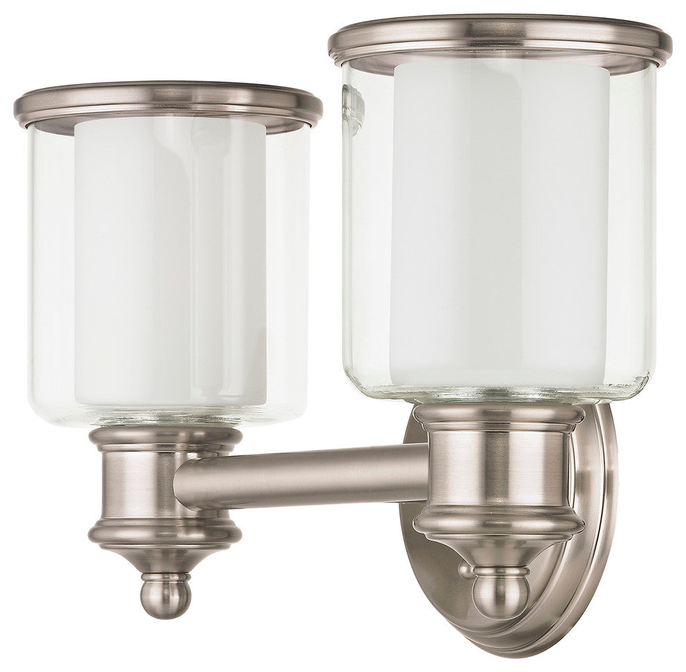 Middlebush 2-Light Bath Vanity, Brushed Nickel