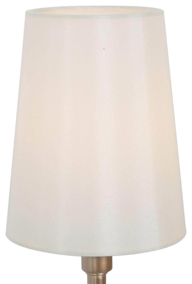 LNC Glod Traditional Bathroom Vanity Light With Fabric Shade, 3 Lights