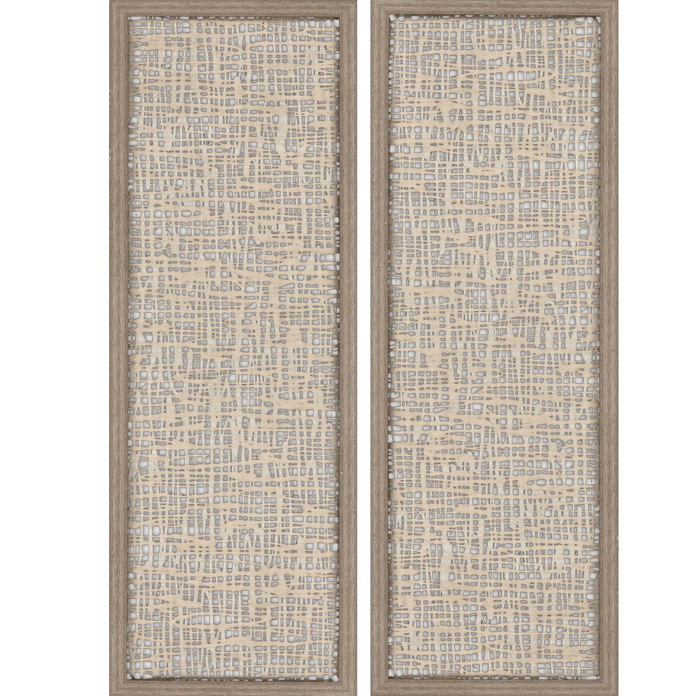 Natural Texture Framed Art, 2-Piece Set