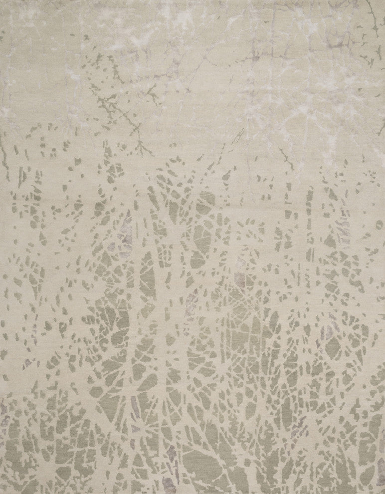 Hand Knotted Hermitage HE-14 Metal Rug, 2'0"x3'0"