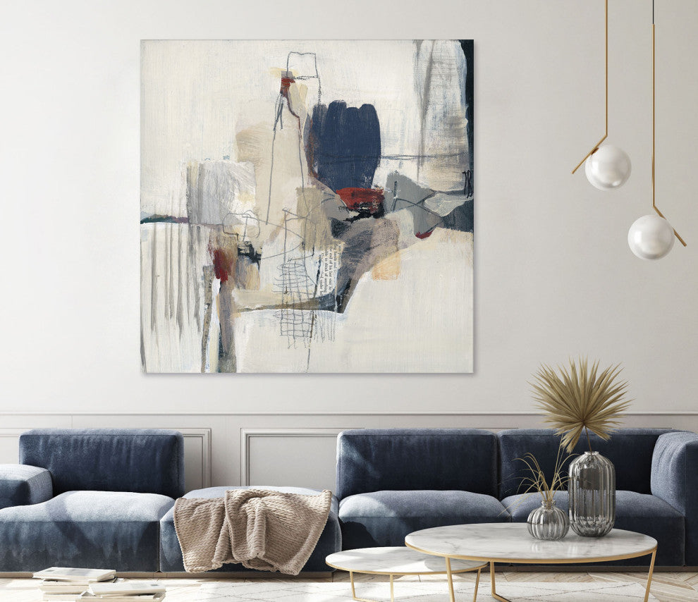 Bay Bridge I V2 - 54 x 54 by Terri Burris