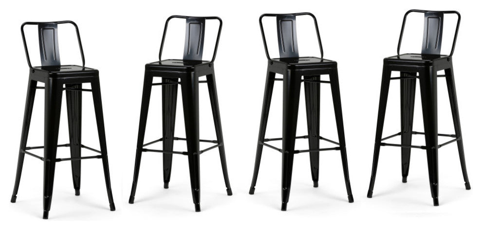 Rayne 30 inch Metal Bar Stool (Set of 4)