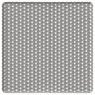 Riviera Square 24H  Rattan Counter Stool, Gray and White