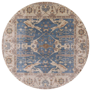 Ahgly Company Indoor Round Mid-Century Modern Area Rugs, 3' Round